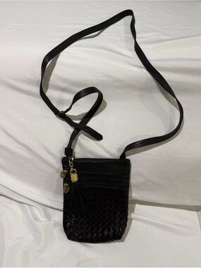 VTG Stefano Bravo Made In Italy Soft Leather Crossbody Purse Adjustable Strap
